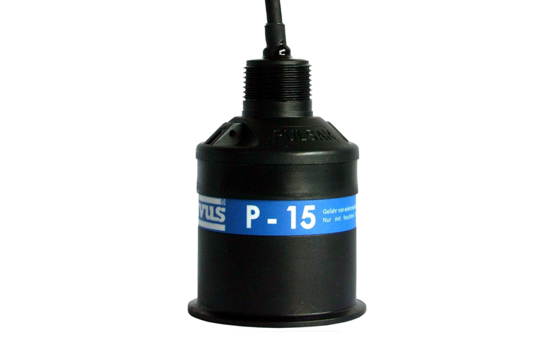 [Translate to English:] P-Serie P15 Sensor, Messbereich 0,5 m - 15 m